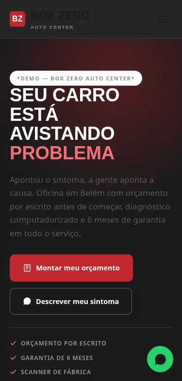 Box Zero Auto Center mobile